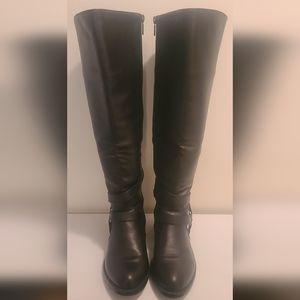 Torrid  black over the knee boots size 8w wide calf